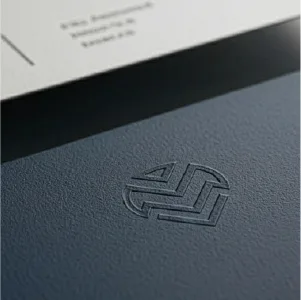 Real estate company stationery design by Flavorte branding agency