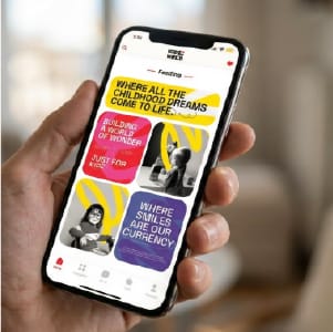 Fintech mobile app design by Flavorte branding agency